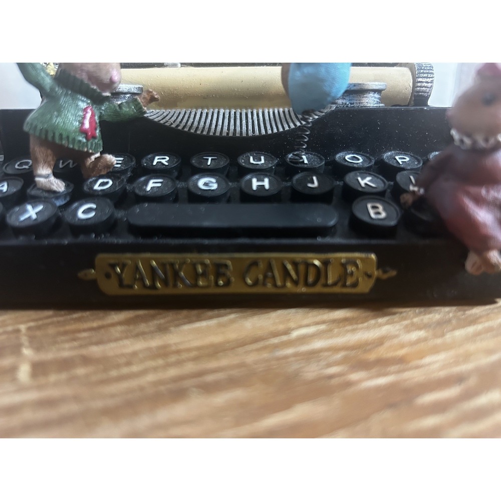 Yankee Candle Mouse Bundle Typewriter Tealight and Mouse Votive Letters to Santa - Picture 8 of 16